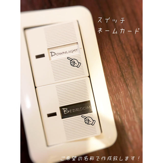 スイッチ　小窓　ネームカード(しおり/ステッカー)