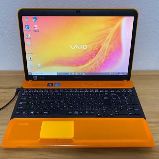 SONY VAIOノートパソコン Win11 オレンジ色 オフィス付: S236