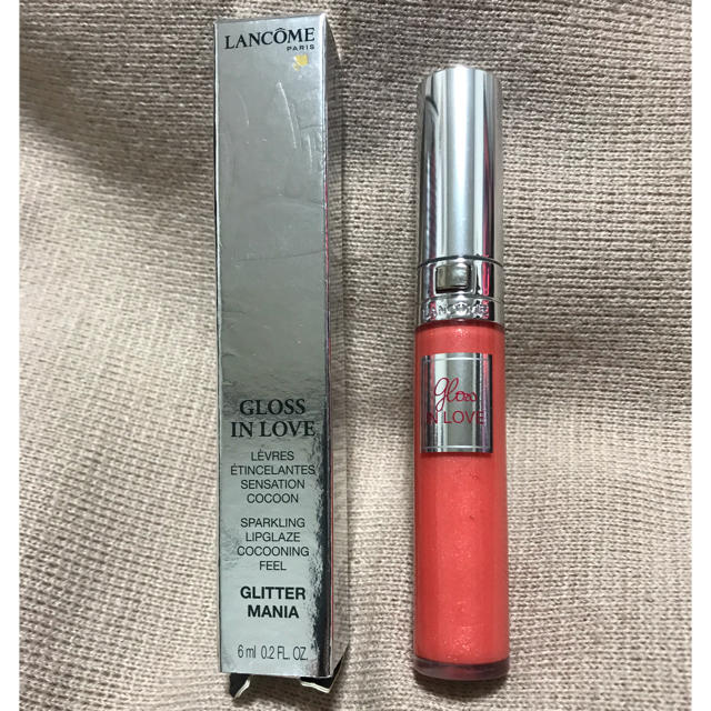 LANCOME(ランコム)のLANCOME GLITTERMANIA144❤︎ランコム.グロス.箱傷あり コスメ/美容のベースメイク/化粧品(リップグロス)の商品写真