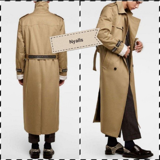 ZARA - タグ付き☆新品☆スタッズ☆ダブル☆トレンチコート ZARA - タグ付き☆新品☆スタッズ☆ダブル☆トレンチコート
