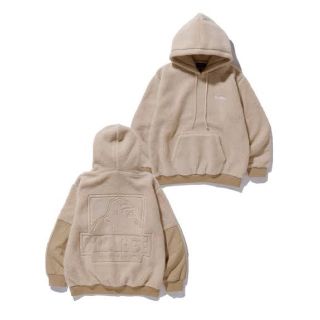 38【即完売品】FR2♤X-LARGE　パーカー　パイルビッグロゴ　ブラックM