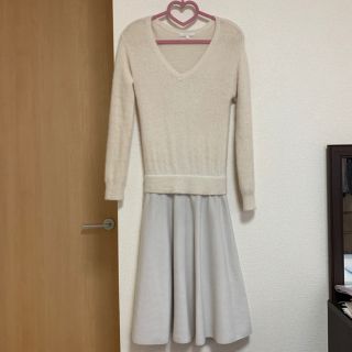 プロポーションボディドレッシング(PROPORTION BODY DRESSING)のプロポーションボディドレシッングニットワンピース(ひざ丈スカート)