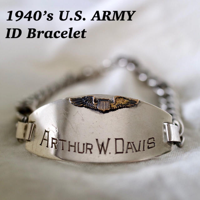 1940’s us army パイロットウイング　ブレスレットnavy