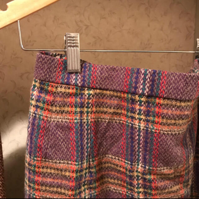 Lochie(ロキエ)のpurple skirt 🍆 レディースのスカート(ひざ丈スカート)の商品写真