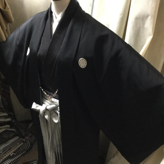 袴セット　卒業式　小学生男子　紋付　紋服