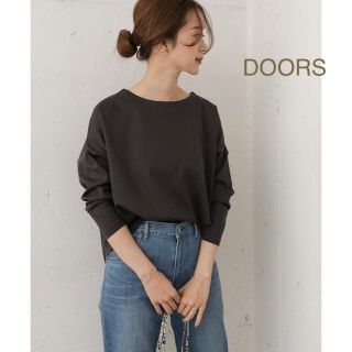 アーバンリサーチドアーズ(URBAN RESEARCH DOORS)の新品🍀今季 DOORS コットンタックプリオーバー(カットソー(長袖/七分))