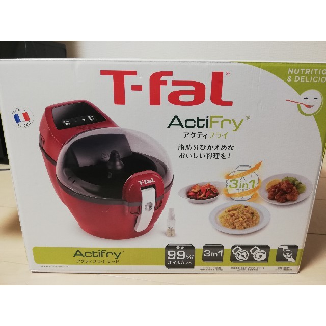 T-fal(ティファール)のT-fal アクティフライ 中古品 ティファール スマホ/家電/カメラの調理家電(調理機器)の商品写真