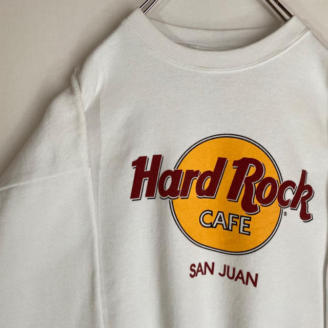 アメリカ古着ハードロックカフェ hard rock cafe トレーナー スウェット 90s