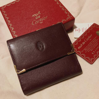 カルティエ(Cartier)の【るまる様専用】Cartier がま口　二つ折り財布(財布)