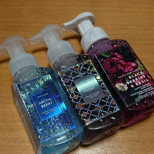 Bath & Body Works(バスアンドボディーワークス)の新品 ⭐ バスアンドボディワークス 3本 ハンドソープ インテリア/住まい/日用品の日用品/生活雑貨/旅行(日用品/生活雑貨)の商品写真