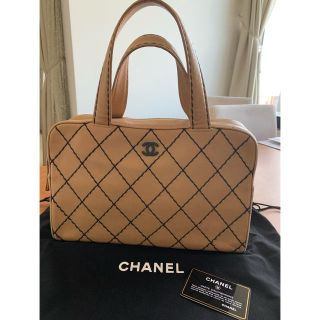 シャネル(CHANEL)のCHANEL シャネル ワイルドステッチミニボストンバッグ(ハンドバッグ)