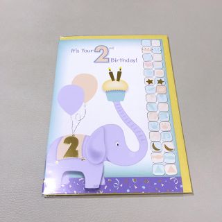 バースデーカード メッセージカード 2nd birthday 海外購入品 ハワイ(その他)