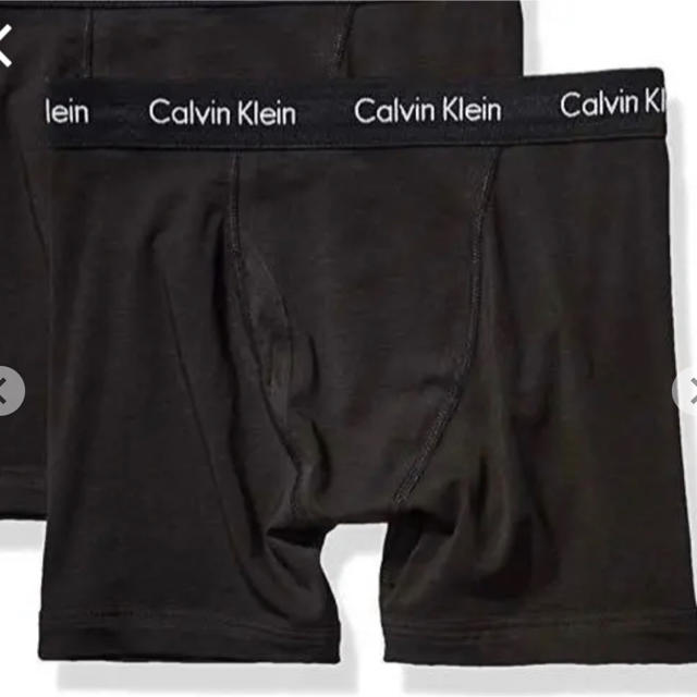 Calvin Klein(カルバンクライン)のカルバンクライン★ボクサーパンツ2枚セットL（日本サイズXL）黒白 メンズのアンダーウェア(ボクサーパンツ)の商品写真