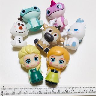 アナトユキノジョオウ(アナと雪の女王)のアナと雪の女王　ソフビフィギュア　7点(キャラクターグッズ)