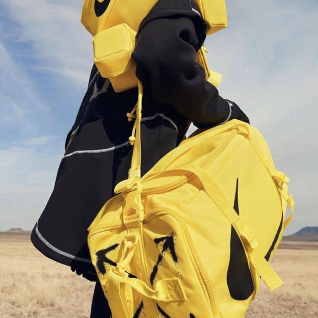 OFF-WHITE - NIKE×OFF-WHITE ダッフルバッグ イエローの通販 by ma's