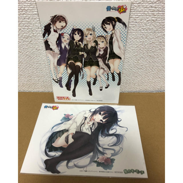 【未開封】僕は友達が少ない イラストシート2枚セット エンタメ/ホビーのアニメグッズ(その他)の商品写真