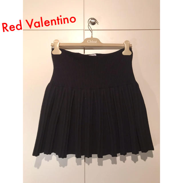 RED VALENTINO(レッドヴァレンティノ)のRed Valentino レッド ヴァレンティノ ニット ウール スカート レディースのスカート(ひざ丈スカート)の商品写真