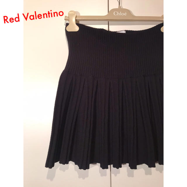 RED VALENTINO(レッドヴァレンティノ)のRed Valentino レッド ヴァレンティノ ニット ウール スカート レディースのスカート(ひざ丈スカート)の商品写真