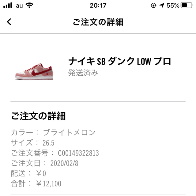 NIKE(ナイキ)のDunk SB LOW メンズの靴/シューズ(スニーカー)の商品写真