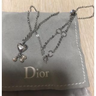 ディオール(Dior)のDior ハートネックレス(ネックレス)