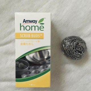 アムウェイ(Amway)のアムウェイ　スクラブバッズ　金属タワシ4個入り(収納/キッチン雑貨)