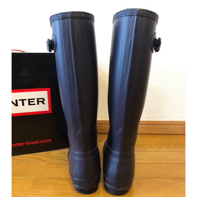 HUNTER ハンター レインブーツ UK5 24センチ 24.5センチ 紫色 | yoshi