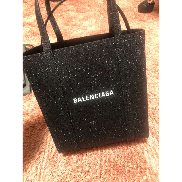 BALENCIAGA BAG - BALENCIAGA グリッタートートバッグ