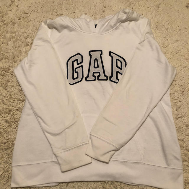 GAP(ギャップ)のGAP 白パーカー レディースのトップス(パーカー)の商品写真