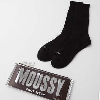マウジー(moussy)のMOUSSY　ポーチ付き靴下(ソックス)