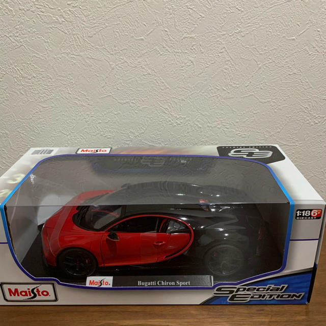 Ferrari(フェラーリ)の1/18 マイスト ブガッティ シロン Bugatti Chiron Sport エンタメ/ホビーのおもちゃ/ぬいぐるみ(ミニカー)の商品写真