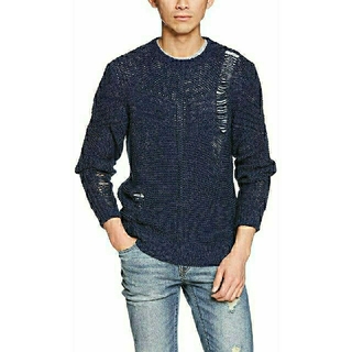 ディーゼル(DIESEL)の新品未使用 DIESEL K-CAGE PULLOVER L size(ニット/セーター)