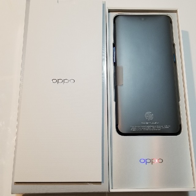 スマホ/家電/カメラ【ほぼ新品開封済】モバイル/ブルー OPPO Reno A 128GB