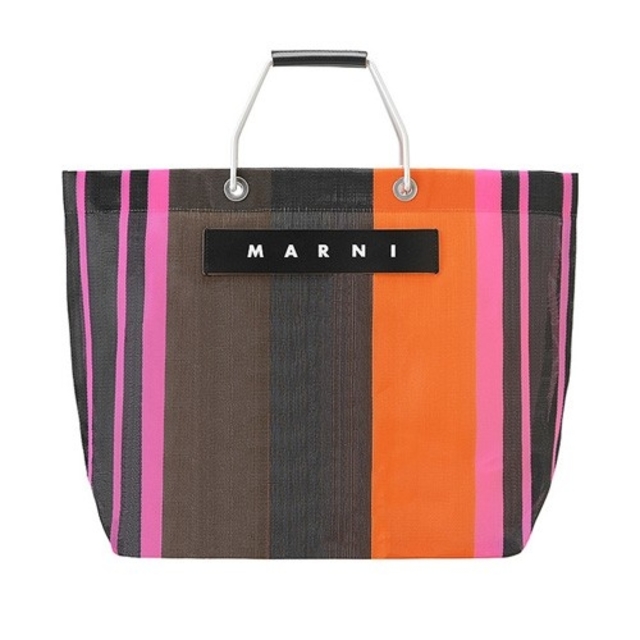 MARNI 新品 ストライプバッグ マルチピンク タグ・保存袋付き