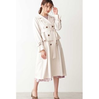 ジルバイジルスチュアート(JILL by JILLSTUART)のジルバイ ジルスチュアート　マルチウェイトレンチ 　ホワイト(スプリングコート)