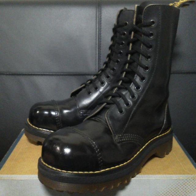 激レア】Dr.Martens 英国製 クレイジーボム UK4 厚底 スチール - ブーツ