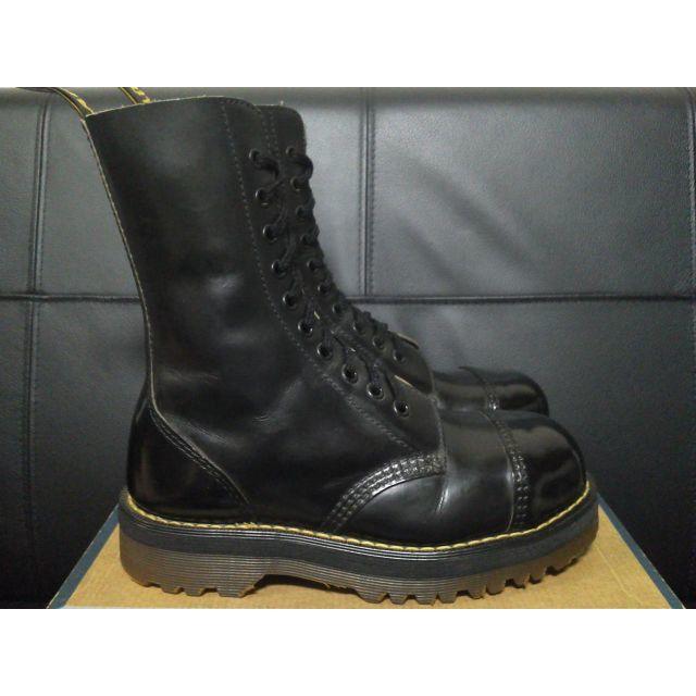 Dr.Martens(ドクターマーチン)の【激レア】Dr.Martens 英国製 クレイジーボム UK4 厚底 スチール レディースの靴/シューズ(ブーツ)の商品写真