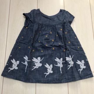 ベビーギャップ(babyGAP)のbaby GAP  デニムワンピース　70cm(ワンピース)