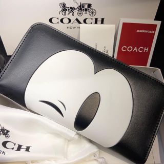 コーチ(COACH)のプレゼントにも❤️新品コーチ×ディズニーコラボ ウインクミッキー 長財布(財布)