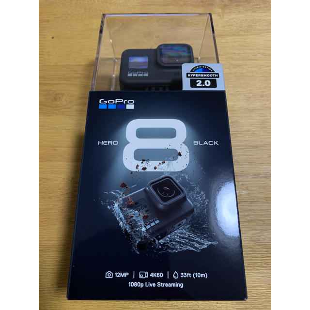 【新品】ＧｏＰｒｏ（ゴープロ）ＨＥＲＯ８　Ｂｌａｃｋ　ＣＨＤＨＸ−８０１−ＦＷ