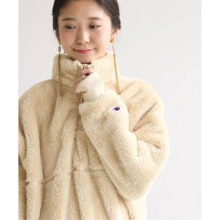 イエナ(IENA)の最終売切価格!!【Champion】SLOBE別注 ハーフジップフリースブルゾン(ブルゾン)