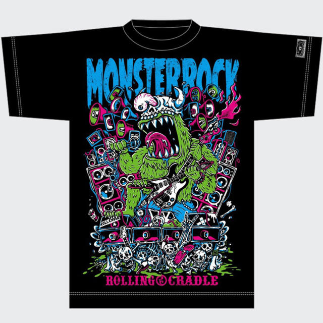 ROLLING CRADLE × MONSTER ROCK コラボTシャツ