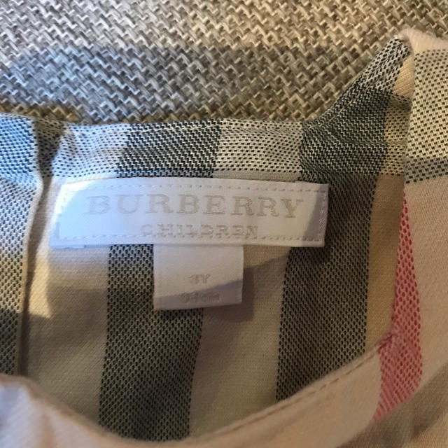 BURBERRY(バーバリー)のバーバリー　ワンピース　3y/98 キッズ/ベビー/マタニティのキッズ服女の子用(90cm~)(ワンピース)の商品写真