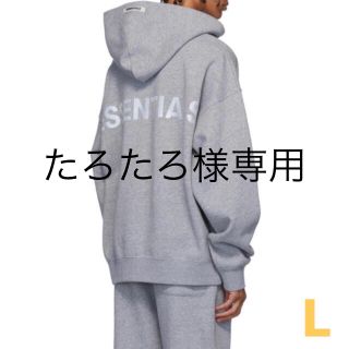 フィアオブゴッド(FEAR OF GOD)のLサイズ Essentials パーカー リフレクディブ グレー(パーカー)