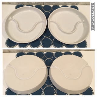 ムジルシリョウヒン(MUJI (無印良品))の無印良品　子供用　プレート　仕切り皿　2枚セット(食器)