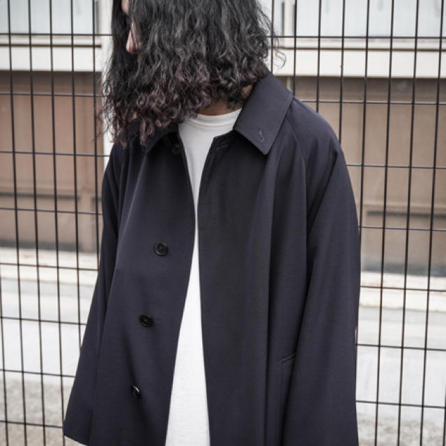 COMOLI(コモリ)の【20ss/新品】comoli バルカラーコート ウールギャバ サイズ 1  メンズのジャケット/アウター(ステンカラーコート)の商品写真