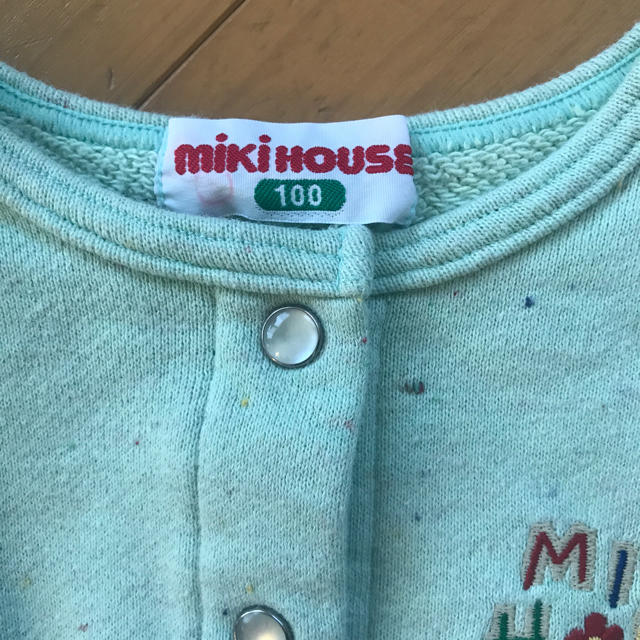 mikihouse(ミキハウス)のミキハウス　カーディガン　100 キッズ/ベビー/マタニティのキッズ服女の子用(90cm~)(カーディガン)の商品写真