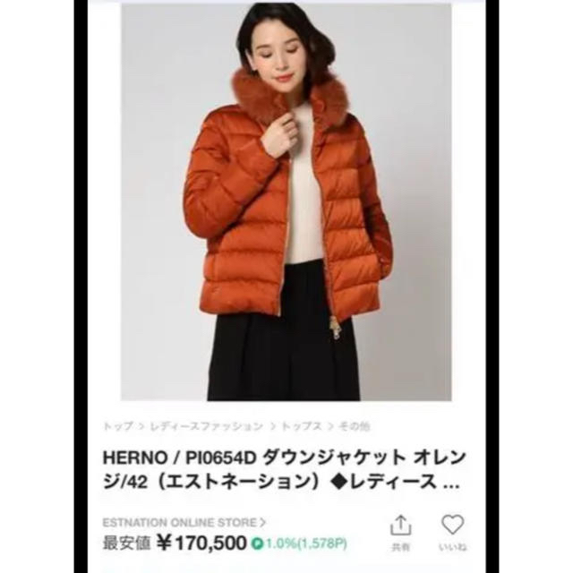 ☆絶版品☆ セール Herno ヘルノ ファートリムダウン 追加画像