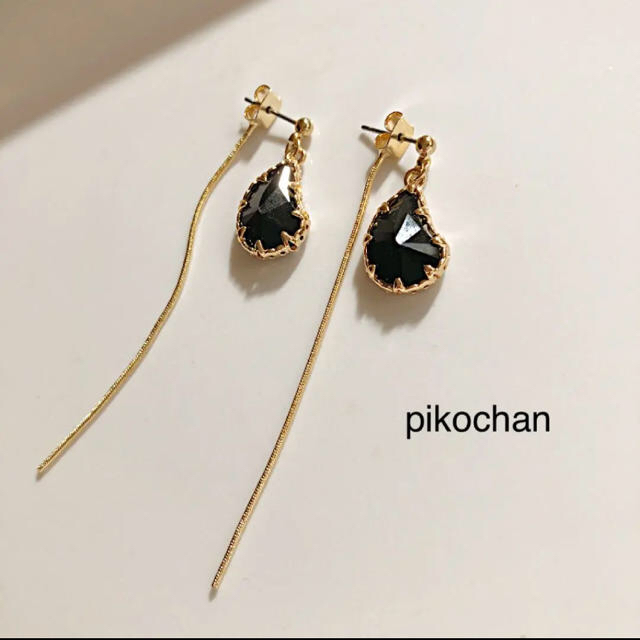 2way ❤︎ガラスチャームの大人ピアス❤︎1点のみ 1