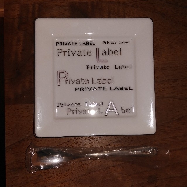 PRIVATE LABEL(プライベートレーベル)のカップ＆ソーサー　スプーン付　プライベートレーベル インテリア/住まい/日用品のキッチン/食器(グラス/カップ)の商品写真