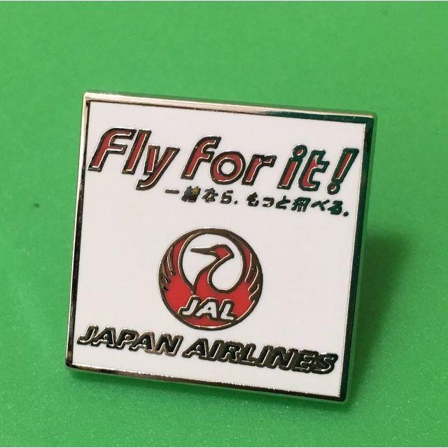 JAL(日本航空)(ジャル(ニホンコウクウ))のJAL Fly for it! 日本航空　東京オリンピックピン　バッジ エンタメ/ホビーのテーブルゲーム/ホビー(航空機)の商品写真